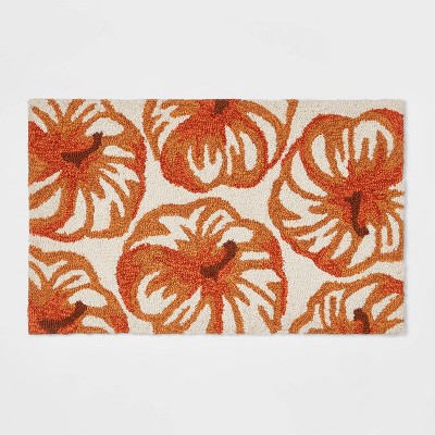 30" x 18" Cotton Pumpkins Kitchen Rug - Threshold™