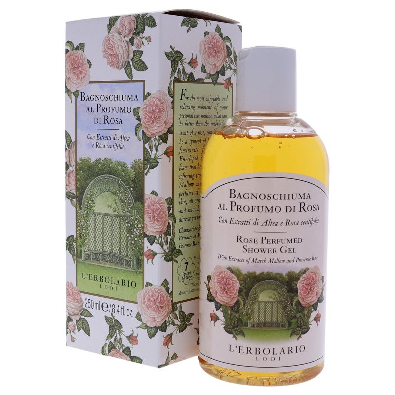 Rosa Perfumed Shower Gel by LErbolario for Unisex - 8.4 oz Shower Gel, 4 of 7