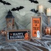 Northlight Happy Halloween Wooden Shadow Box Plaques - Set of 2 - 2 of 4