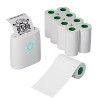 JADENS 2-Inch Continuous Thermal Paper – White, Quick-Dry, Ink-Free, Archival-Grade Paper (9 Rolls) - 2 of 4