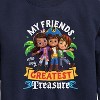 Boys' - Santiago of The Sea - My Friends Greatest Treasure Graphic Long Sleeve Fleece Sweatshirt - 2 of 4