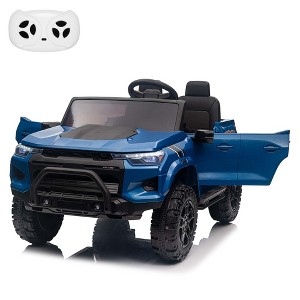 Jojoka 24V 2 Seater Ride On Truck Car Toy for Toddlers with Remote Control, Trunk, Handle, Battery Display, LED Lights, Music - 1 of 4