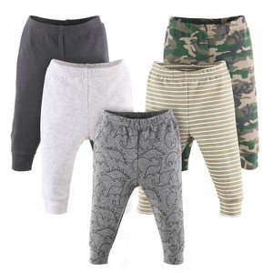 The Peanutshell 5-Pack Baby Pants, Camo Dino - 1 of 4