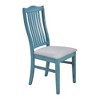 Vatros 6-Piece Vintage Dining Table Set with Storage Drawer, Blue - 4 of 4