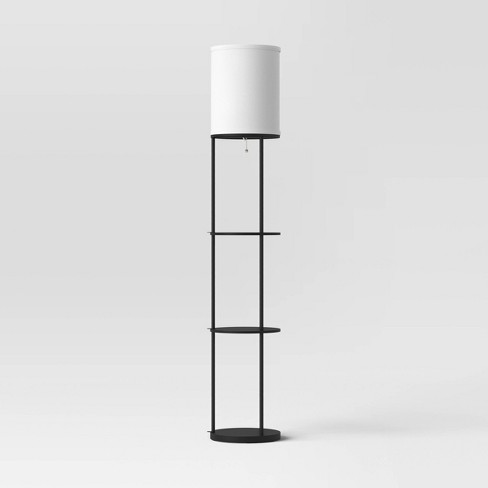 Standing light on sale with shelves