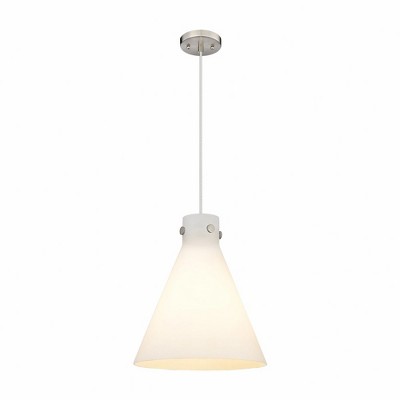 Newton Cone - 1 Light Pendant In Industrial Style-16.5 Inches Tall and 14 Inches Wide