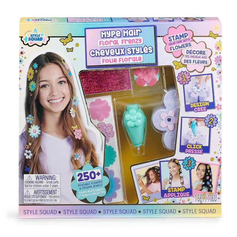WowWee Style Squad Hype Hair Floral Frenzy Styling Set, 1 of 10