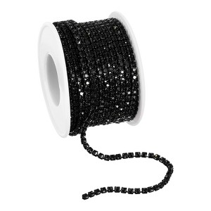 Unique Bargains DIY Clothing Decoration Crystal Rhinestone Sew on Close Claw Chain Trim - 1 of 4