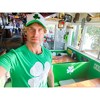 Mens Four Leaf Clover T Shirt Funny Saint Patricks Day Shamrock Lucky Green Tee - Crazy Dog Men's T Shirt - 3 of 4