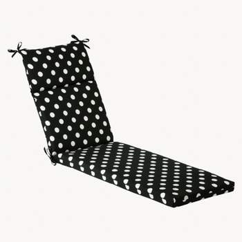 Polka Dot Outdoor Chaise Lounge Cushion - Pillow Perfect