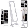 Tangkula Lockable Armoire Mirrored Jewelry Cabinet Dressing Storage Box Organizer - 3 of 4