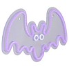 Northlight LED Lighted Neon Style Bat Halloween Window Silhouette - 15" - Purple - image 4 of 4