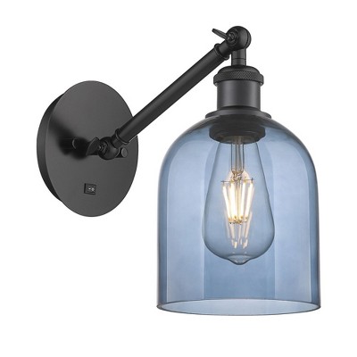 Bella - 1 Light Arm Adjusts Up and Down Wall Sconce In Industrial Style-9.5 Inches Tall and 5.5 Inches Wide