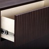 Tremolo  Modern Boho 4-Drawer Dresser with Solid Wood & Contemporary Fluted Fronts - Teamson Home - 4 of 4