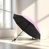 Unique Bargains Outdoor Umbrella 10-rib Orchid Manual Sun Protection Impact Cloth Vinyl 42.52"x29.13" 1 Pcs - 2 of 4
