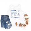 The Juniper Shop Nautical Outline Collage Youth Tank Top - 2 of 4