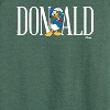 Women's - Disney - Donald Lightweight French Terry Wide Neck Long Sleeve Shirt - 2 of 4