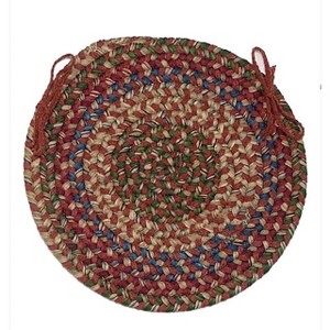 Colonial Mills Twilight - Rosewood Chair Pad, Set of 4 - 1 of 2