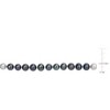 EVERLY JEWELRY | Sterling Silver 7.5-8mm Multi-Colored Cultured Freshwater Pearl Strand Necklace, 18" - 4 of 4