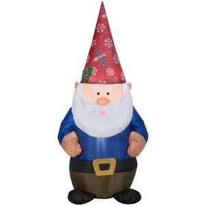 Gemmy Christmas Inflatable Gnome , 4 ft Tall, Multi - 1 of 4
