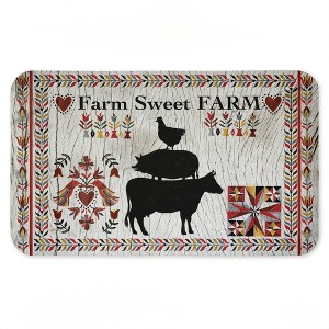 Stupell Industries Sweet Farm Rustic Boho Printed Anti-Fatigue Floor Mat, design by Corinne Lent, 30"x18" - 1 of 4
