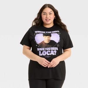 Women's Twilight Loca Short Sleeve Graphic T-Shirt - Black - 1 of 3