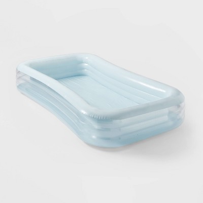 6' x 22" Deluxe Rectangular Family Pool Blue - Sun Squad™