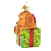 Old World Christmas 3.25 In Doodle Puppy Surprise Ornament Dog Present Tree Ornaments - 3 of 3
