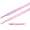 INSPIRE CHIC Checkered Sneaker Flat Shoelaces 1 Pair - 3 of 4