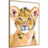 Amanti Art Tiger Baby by Ohkimiko  Framed Canvas Wall Art - 2 of 4
