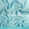 Plush Flannel Baby Blanket, Wave Pattern Toddler Blanket, 30x40 Inches - NTBAY - 4 of 4