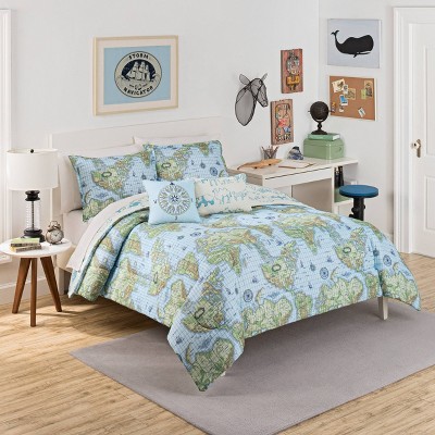 kids blue bedding