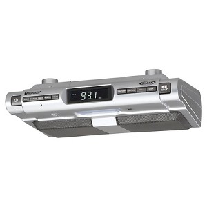 JENSEN Under Cabinet Universal Bluetooth Music System - Silver (SMPS-628 ) - 1 of 3