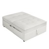 Airsurfer 4-in-1 Convertible Sofa Bed Chair with Folding Ottoman, USB Port & Storage Pocket, Ideal for Small Spaces, Apartment, Bedroom, White - 4 of 4