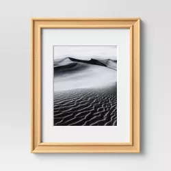 16" x 13" Matted to 8" x 10" Light Wood Wall Frame Natural Woodgrain - Threshold™