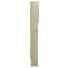 Modway Render Over-the-Toilet Cabinet – Faux Travertine Storage Cabinet with Open Shelves and Hidden Compartment - 4 of 4