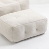 NicBex Velvet Bean Bag Chair,Lazy Sofa Chair with Memory Foam and Ottoman for Living Room,Dining Room,Bedroom,Hallway - 4 of 4