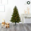 Nearly Natural 5-ft Wisconsin Fir Artificial Christmas Tree with 250 Warm White LED Lights and 578 Bendable Branches - 4 of 4