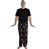 Marvel Men's Iron Man Retro Allover Print Loungewear Pajama Pants Black - 3 of 4
