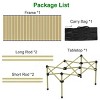 Racxily Folding Camping Table, Portable Lightweight Carbon Steel Roll-up Picnic BBQ Desk w/ Carry Bag Heavy Duty for Outdoor Beach Backyard - 2 of 4