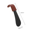 Unique Bargains Straight PU Leather Case Shoe Horn 1 Pc - 4 of 4