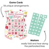 Big Dot of Happiness Floral Let's Par-Tea - Picture Bingo Cards and Markers - Garden Tea Party Baby Shower Shaped Bingo Game - Set of 18 - 2 of 4