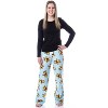 Disney Women's Winnie The Pooh Sketch Toss Print Loungewear Pajama Pants - 2 of 4