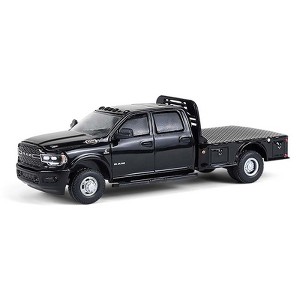 Greenlight 1/64 2023 Ram 3500 Dually Flatbed Truck, Black, Dually Drivers Series 16 46160-F - 1 of 4