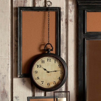 Park Hill Collection Pocket Watch Wall Clock