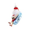 4.0 Inch Santa Floaty Innertube Beach Christmas Tree Ornaments - 3 of 3