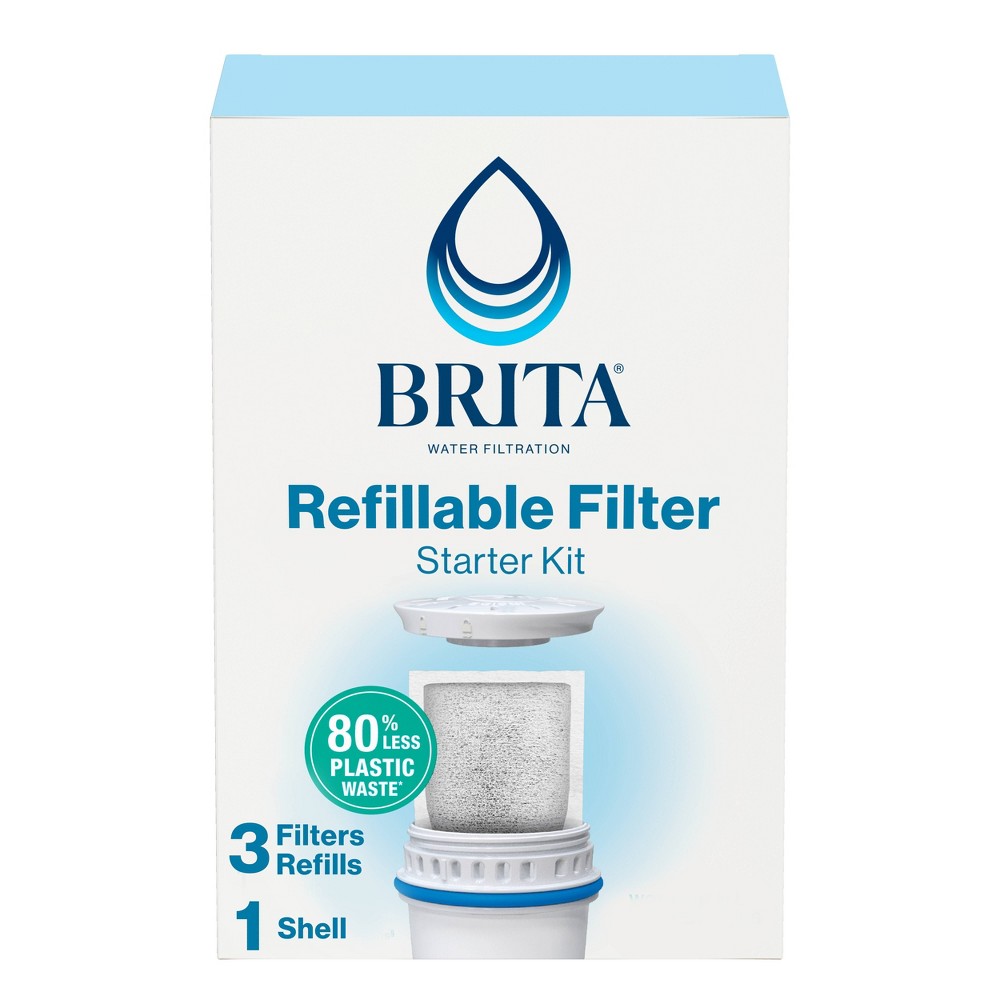 Photos - Water Filter BRITA Refillable Filter Starter Kit 3pk 