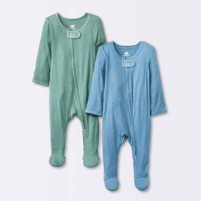 Image of Baby 2pk Premium Modal Sleep N' Play - Cloud Island™ Green 0-3M