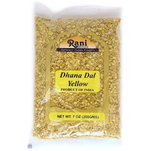 Dhana Dal (Roasted Coriander Seeds) Yellow - 14oz (400g) - Rani Brand Authentic Indian Products - 1 of 4