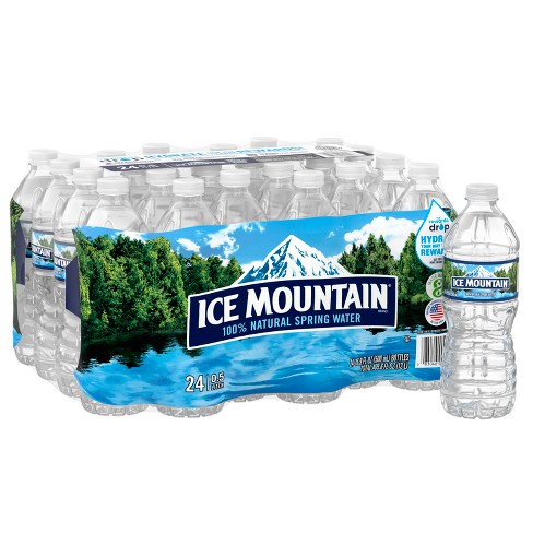 Ice Mountain Brand 100% Natural Spring Water - 24pk/16.9 fl oz Bottles - image 1 of 4
